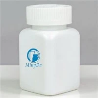 Märke HDPE fyrkantig flaska